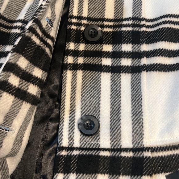 IZ BYER Black and white plaid jacket NWOT - Picture 8 of 9